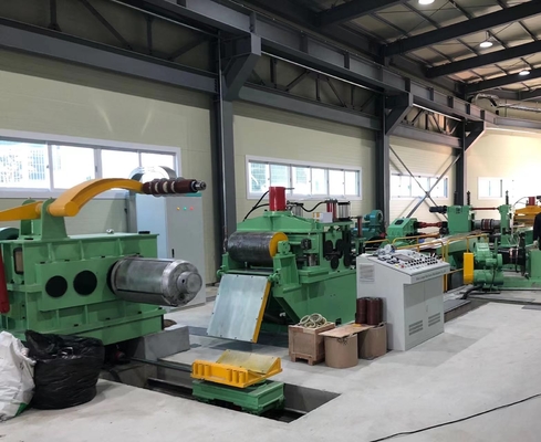 آلة قص الشريط النحاسي الأوتوماتيكية 90KW مع الموتر القابل للتعديل